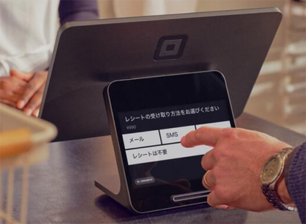 Squareレジスターのカスタマーディスプレイ