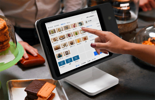 SquareスタンドのPOSレジ画面