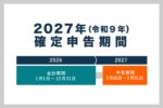 2027年の確定申告期間はいつまで？2026年分(令和8年分)の申告期限